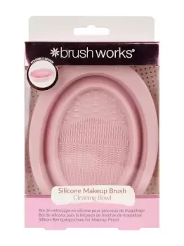 brushworks Silicone Makeup Brush Cleaning Bowl