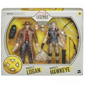 Hasbro Marvel Legends X-Men Old Logan & Hawkeye 2-Pack Action Figure