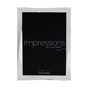 5" x 7" - Impressions Silver Plated Twisted Photo Frame