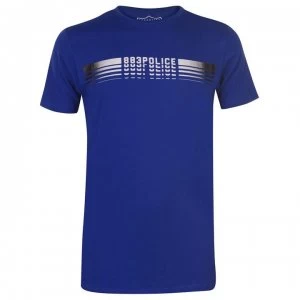 883 Police Carilo T Shirt - Elec Blue