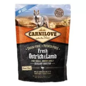 Carnilove Fresh Ostrich & Lamb Small Breed Adult Dog Food