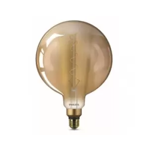 Philips 25W Vintage Gold LED E27 200mm Globe G200 - Amber Warm White - 929001817201