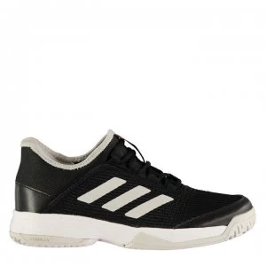adidas adiZero Club Juniors Tennis Shoes - Black/White