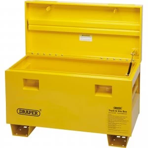 Draper Contractors Site Storage Box Yellow 1200mm 600mm 600mm