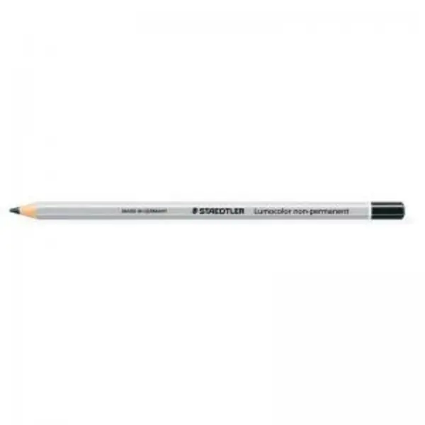 Staedtler Lumocolor Non-Permanent Omnichrom Pencil Black Pack 12 108-9 EXR14407SR