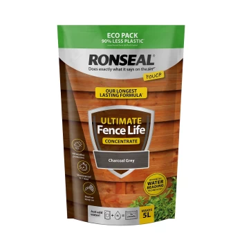 Ronseal Ultimate Fence Life Concentrate Paint Charcoal Grey - 950ml