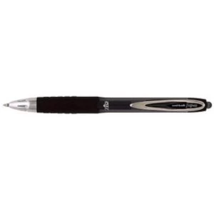 Uni Ball Signo UMN 207 RT Rollerball Pen Retractable Line Width 0.4mm Tip Width 0.7mm Black 1 x Pack of 12 Pens