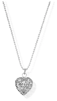 ChloBo Diamond Cut Chain With Filigree Heart Pendant Jewellery