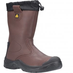 Amblers Safety Fs245 Antistatic Safety Rigger Boot Brown Size 10