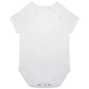 Larkwood Babies Organic Bodysuit (6-12 Months) (White)