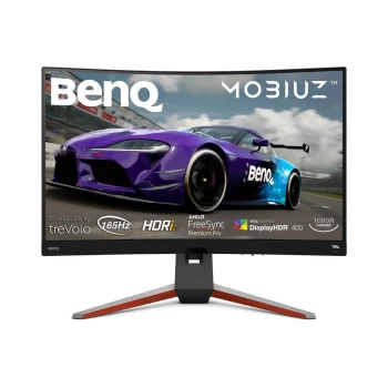BenQ MOBIUZ EX3210R 32" Quad HD HDRi Curved IPS LED Gaming Monitor - Black