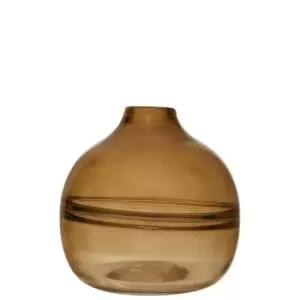 20cm Brown Optik Vase
