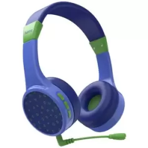 Hama Teens Guard Children On-ear headset Bluetooth (1075101) Stereo Blue Headset, Volume control