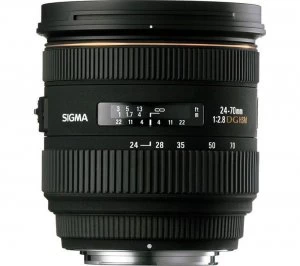 SIGMA 24 70 mm f2.8 EX DG IF HSM Standard Zoom Lens for Sony