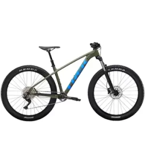 2022 Trek Roscoe 6 Hardtail mountain Bike in Olive Grey and Waterloo Blue