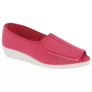 Mirak Quimper Canvas Sandal / Womens Sandals (6 UK) (RED)