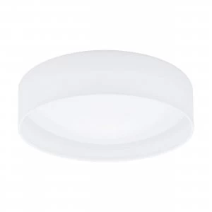 EGLO LED White Fabric Ceiling Light Warm White - 31588