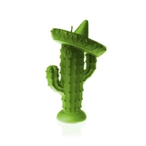 Lime Cactus Sombrero Candle