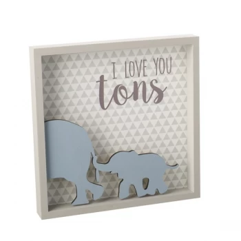 I Love You Tons Wooden Plaque By Heaven Sends