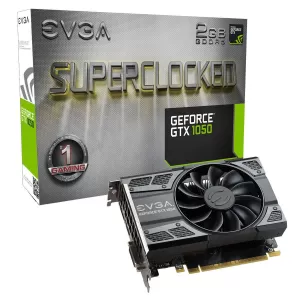 EVGA SuperClocked GeForce GTX1050 2GB GDDR5 Graphics Card