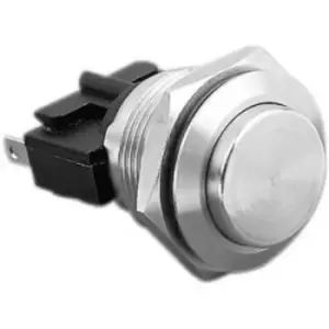 Bulgin MP0031/2 Tamper-proof pushbutton 250 V AC 5 A 1 x Off/(On) momentary (Ø x H) 21.5mm x 33.8mm IP66