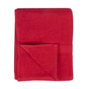 Victoria London Egyptian Cotton Towels 500GSM Bath Towel Red