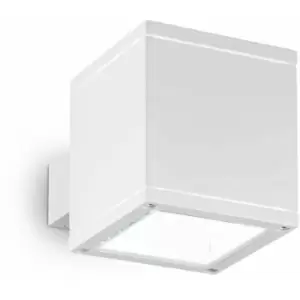 01-ideal Lux - SNIF SQUARE white wall light 1 bulb