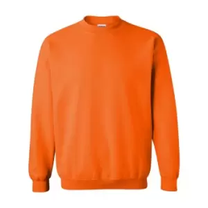 Gildan Heavy Blend Unisex Adult Crewneck Sweatshirt (M) (Safety Orange)