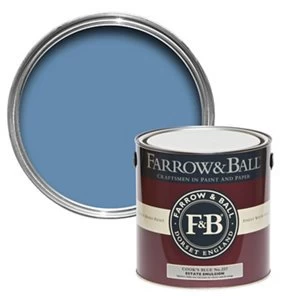 Farrow & Ball Estate Cook's blue No. 237 Matt Emulsion Paint 2.5L