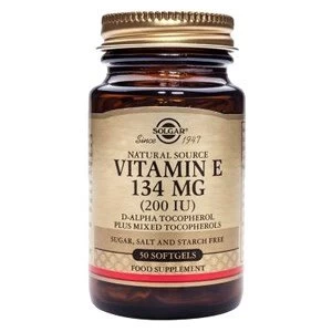 Solgar Vitamin E 134mg 200iu Softgels 250 softgels