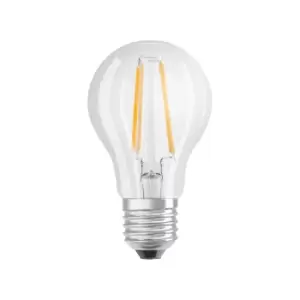 Osram 7W Parathom Clear LED Globe Bulb ES/E27 Dimmable Very Warm White - 287389-439290