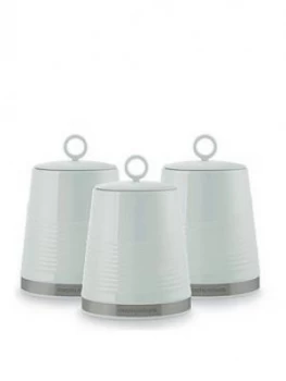 Morphy Richards Dune Set Of 3 Canisters- Sage Green