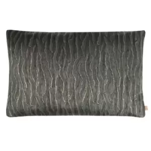 Kai Equidae Jacquard Rectangular Cushion Cover (One Size) (Onyx)