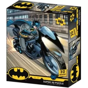 DC Comic BM32519 Batman - Batcycle 3D Effect Jigsaw Puzzle 500 piece