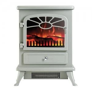 Focal Point ES2000 Electric Stove with Log Flame Effect - Grey