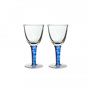 Denby Imperial Blue Red Wine Glass Pack Of 2