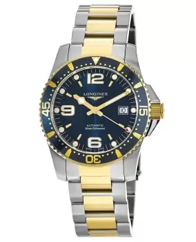 Longines HydroConquest Automatic Blue Dial Two Tone Stainless Steel Mens Watch L3.742.3.96.7 L3.742.3.96.7