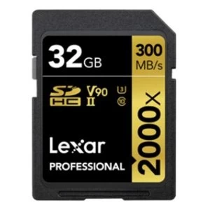 Lexar Professional 2000X 32GB SDHC Memory Card