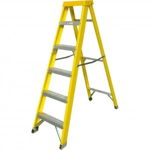 Zarges Fibreglass Swingback Step Ladder 6