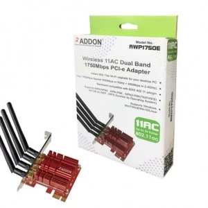 ADDON Wireless 11AC Dual Band 1750Mbps PCI-e Adapter (AWP1750E)
