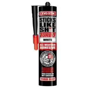 Evo-Stik Sticks Like Sh*t Solvent-Free White Grab Adhesive 290Ml