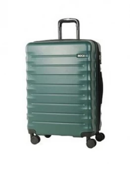 Rock Luggage Synergy Medium 8-Wheel Suitcase - Forest Green