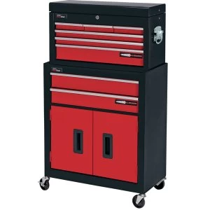 Draper Two Drawer Roller Cabinet And Six Drawer Tool Chest