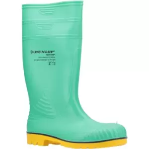 Dunlop Mens Acifort HazGuard Wellington Boots (7 UK) (Green/Yellow)