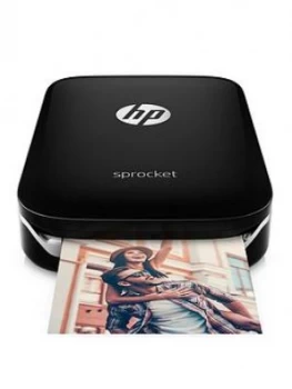 Hp Sprocket Portable Photo Printer Black White Sprocket Only