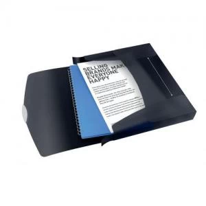 Rexel Choices Translucent Box File, A4, 350 Sheet Capacity, Black -