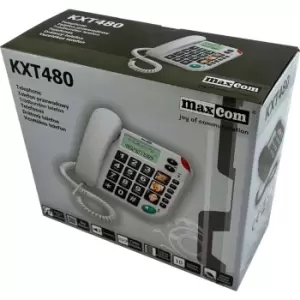 Maxcom Phone With Call LED Indicator & Call Log
