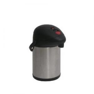Genware Unbreakable Vacuum Pump Pot Stainless Steel 3.5 L