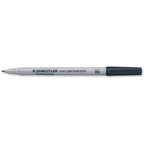 Staedtler Lumocolour 315 1.0mm Non-Permanent Universal Pen Black 1 x Pack of 10