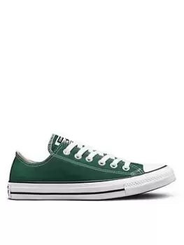 Converse Chuck Taylor All Star Desert Colour Canvas Ox - Dark Green, Dark Green, Size 7, Women